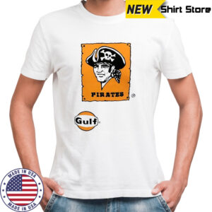 Gulf Pirates Cartoon Logo Vintage Fuel and Sports shirt