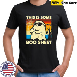 Halloween Ghost Retro Vintage this is some boo sheet shirt