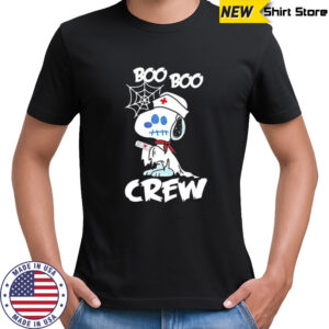 Halloween Snoopy Nurse Boo Boo Crew shirt