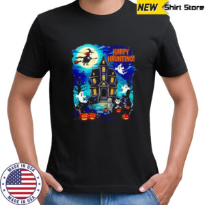 Halloween Witch and Haunted House 2025 shirt
