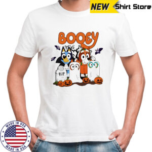 Happy Halloween Booey Rip ghost dog shirt
