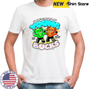 Hardcore Tag Team Superstars Young Bucks Slick Nick and Mr Instant Replay Bear shirt