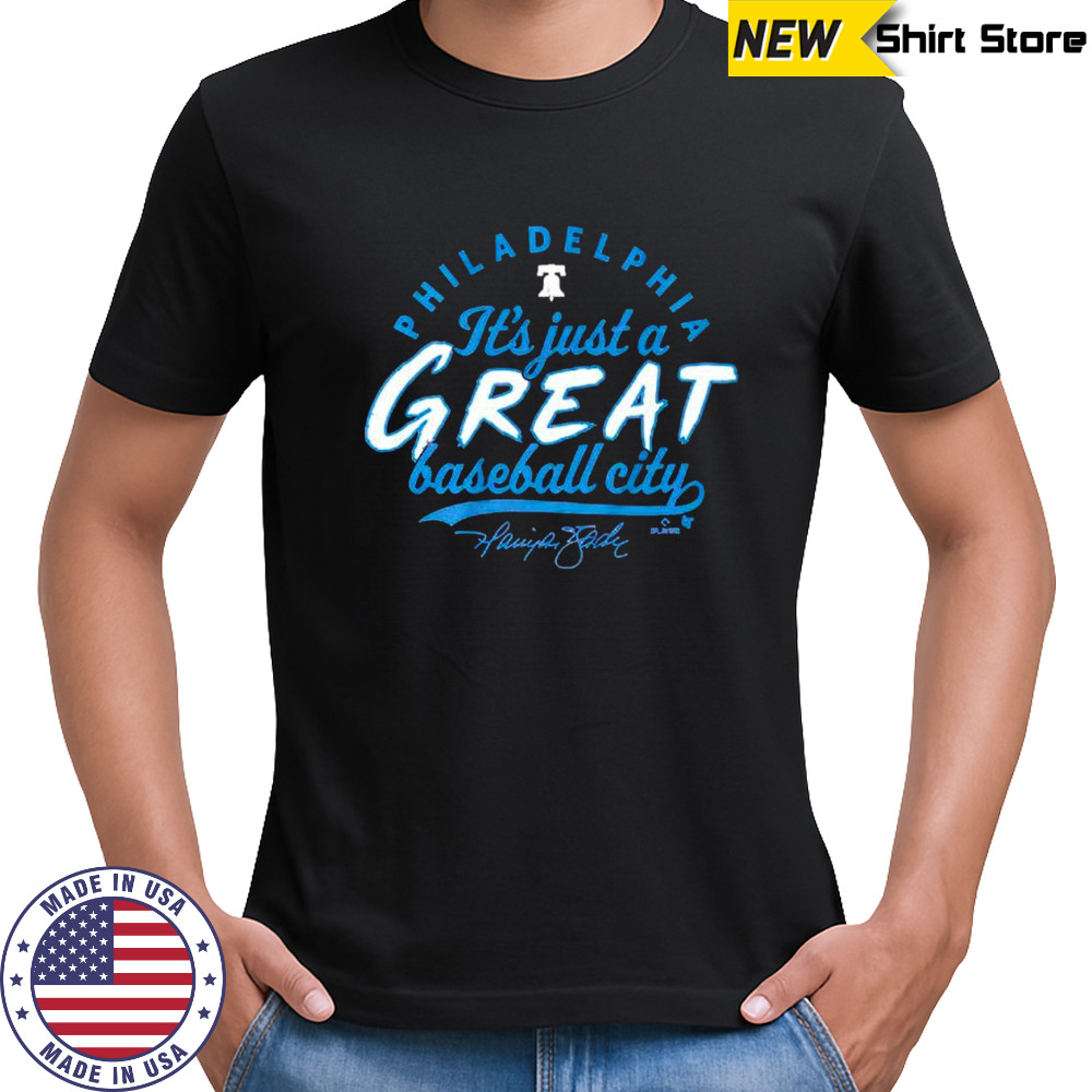 Harrison Bader it’s Just a Great Baseball City shirt