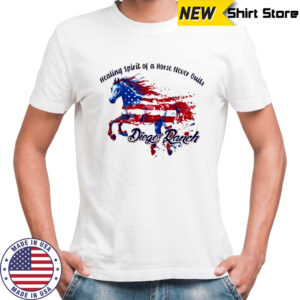 Healing Children and Veterans Diego Ranch horse shirt