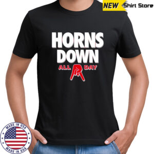 Horns Down all day Georgia shirt