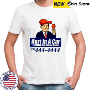 Hurt in a car call William Mattar shirt