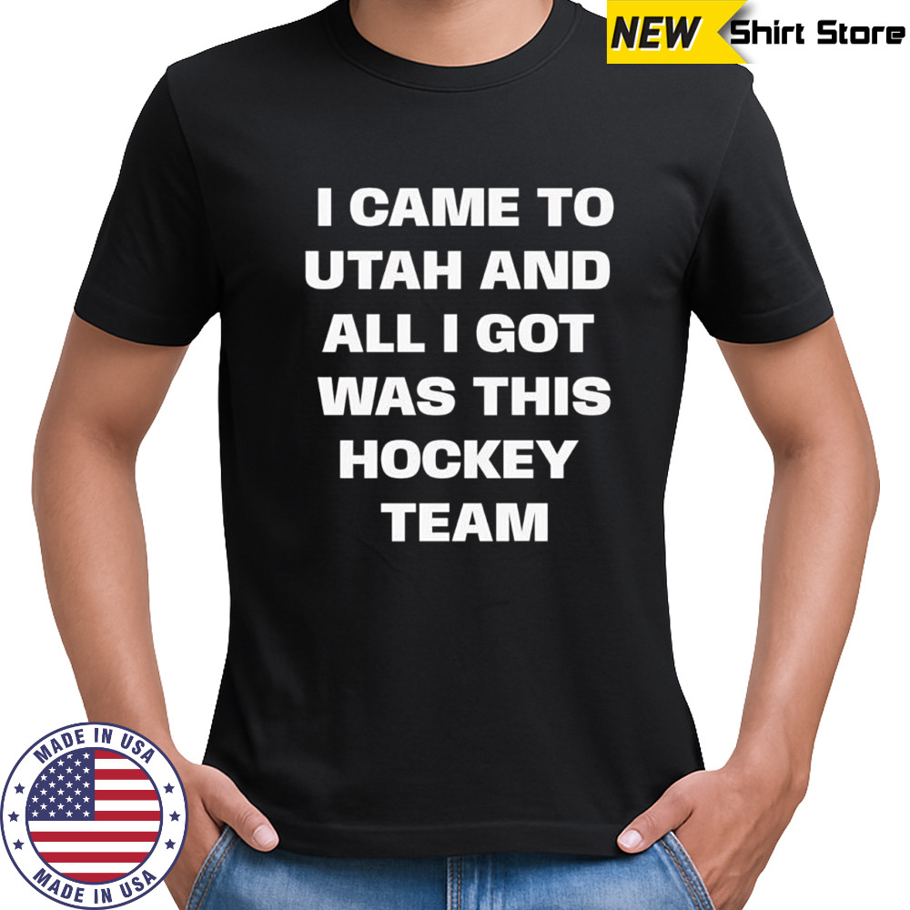 I came to utah and all i got was this Hockey team Utah Hockey Club shirt