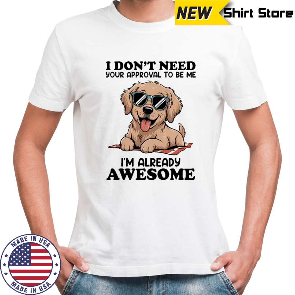 I don’t need your approval to be me I’m already awesome shirt