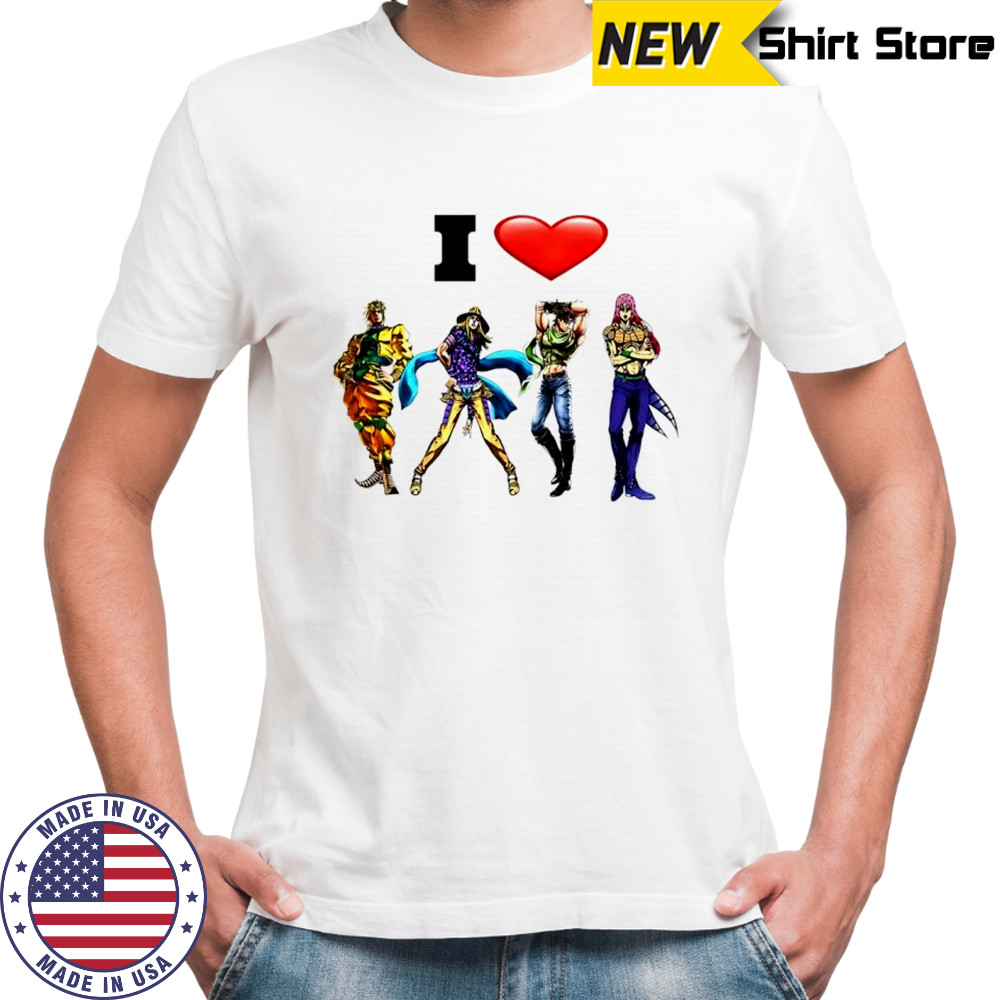 I love JoJo’s Bizarre Adventure shirt