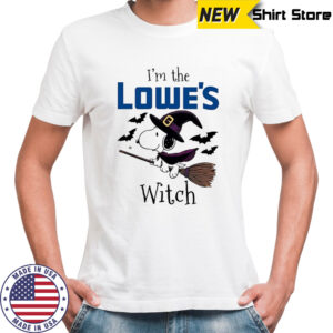 I’m the Lowe’s Snoopy Witch Halloween shirt