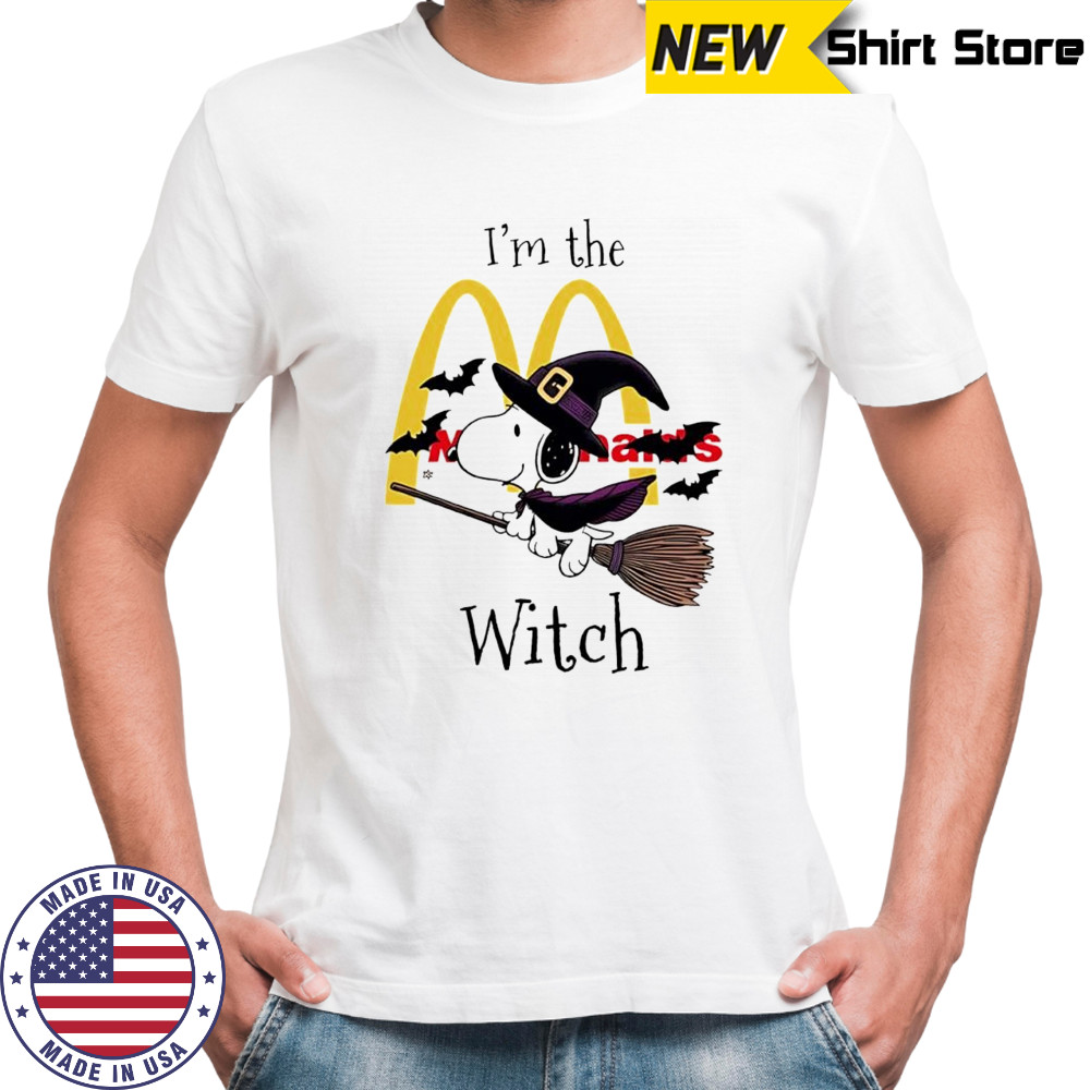 I’m the Mc Donald’s Snoopy Witch Halloween shirt