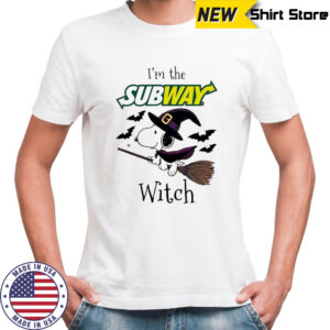 I’m the Subway Snoopy Witch Halloween shirt
