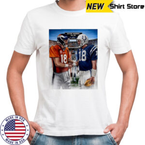 Indianapolis Colts vs Denver Broncos NLF Peyton Manning number 18 shirt