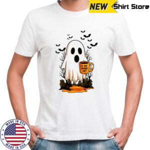 Is He Dead Yet Ghost Subtle FDT Halloween shirt
