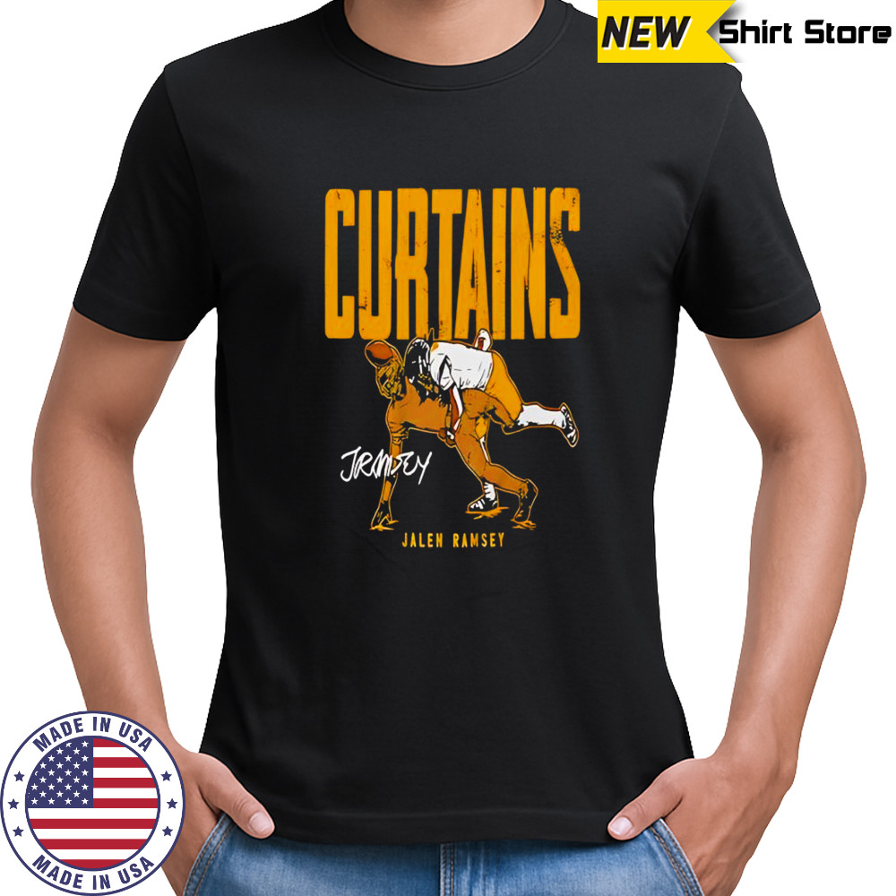 Jalen Ramsey Curtains call game signature shirt