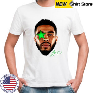 Jayson Tatum Boston Celtics star big head signature shirt