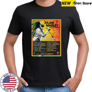 Julian Marley And The Uprising Colors Of Royal Tour 2025 T-shirt