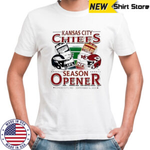 Kansas City Chiefs Vs Philadelphia Eagles September 2025 Home Season Opener Helmet shirt
