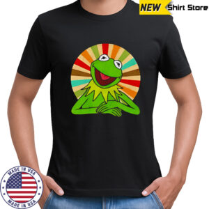 Kermit The Frog Vintage Retro Stripes Muppets shirt