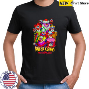 Killer Klowns from Outer Space Killer Crown graphic clowns Halloween shirt