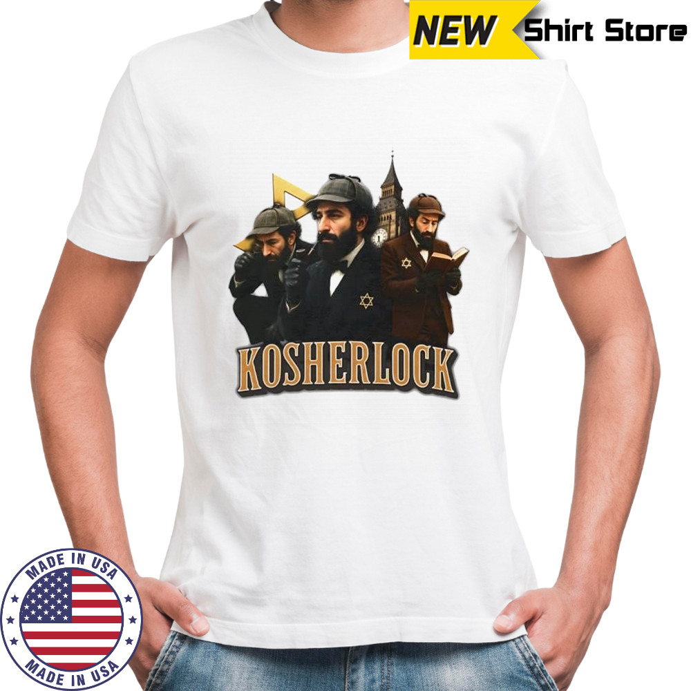 Kosherlock Jews parody graphic shirt