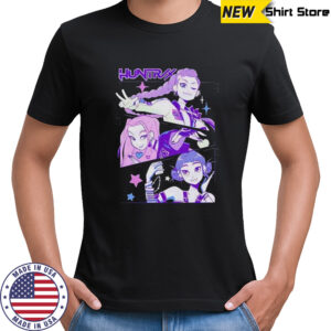 KPop Demon Hunters Huntrix Rumi Mira Zoey Group Panels poster shirt