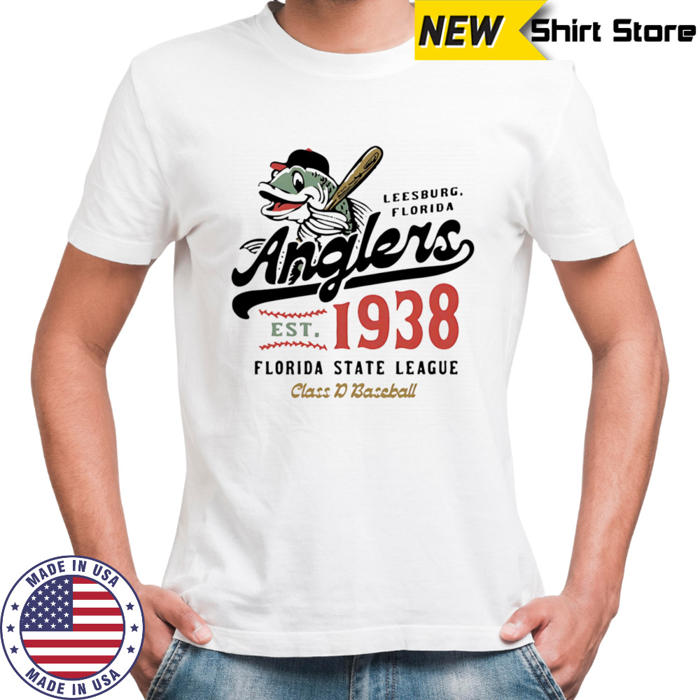 Leesburg Anglers Florida baseball vintage shirt