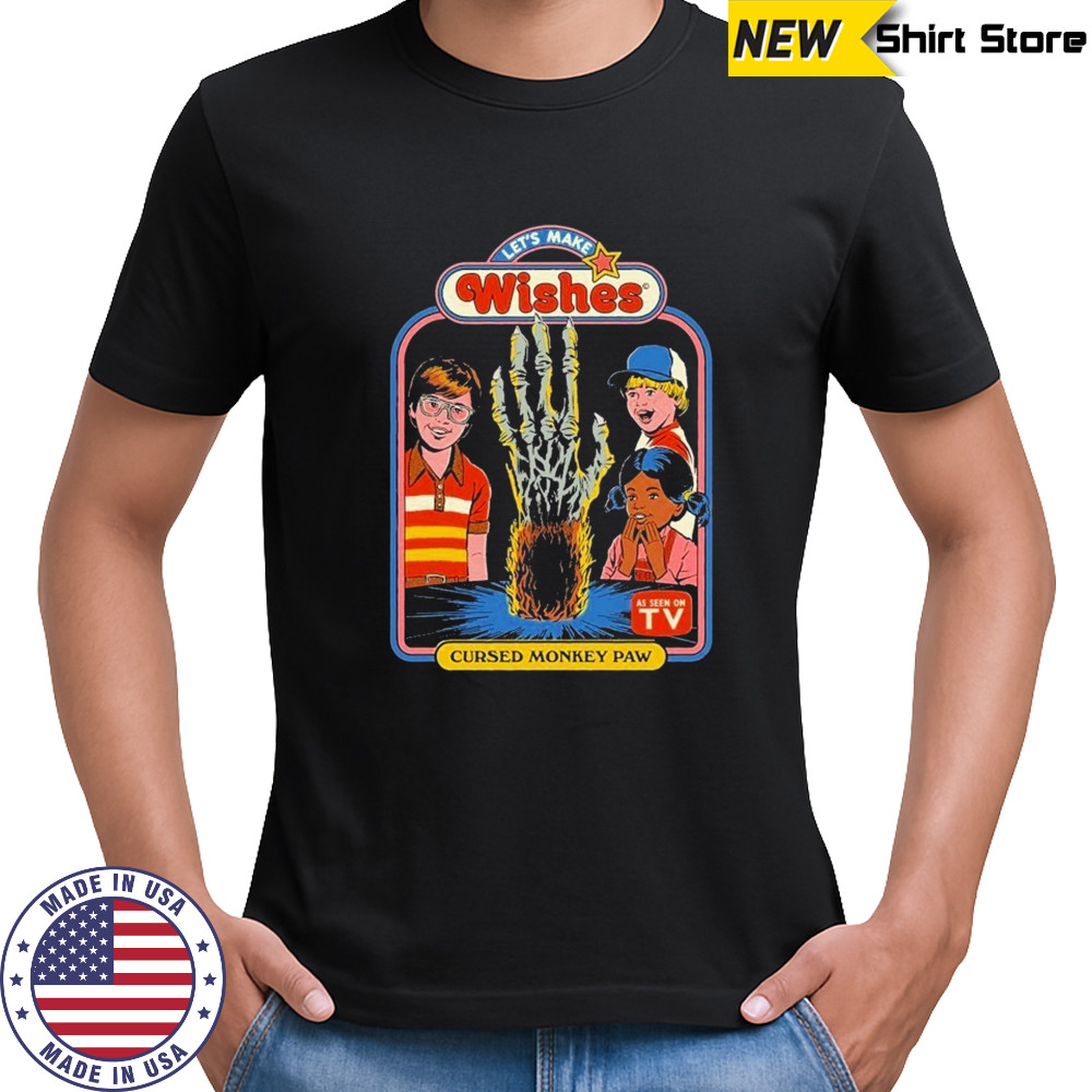 Let’s Make Wishes Cursed Monkey Paw As Seen On Tv Hands T-shirt