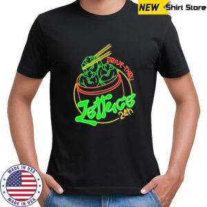 Lettuce 24 Hour Drive-Thru Neon T-shirt
