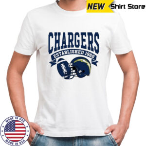 Los Angeles Chargers Football Established 1960 gift for fans shirt