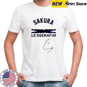 Los Angeles Dodgers Sakura Le Sserafim signature shirt