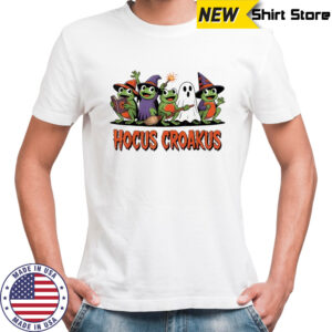 Magic Spell Funny Witch Spooky Hocus Croakus shirt