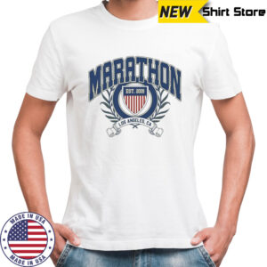 Marathon Seal Los Angeles CA Est 2009 T-shirt
