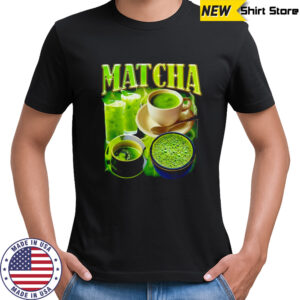Matcha vintage rap lighting shirt
