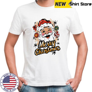 Merry Christmas Santa Wink funny shirt