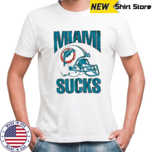 Miami Sucks Miami Dolphins helmet Football NFL 2025 shirt