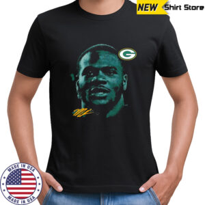 Micah Parsons Green Bay Packers football portrait player signature graphic shirt