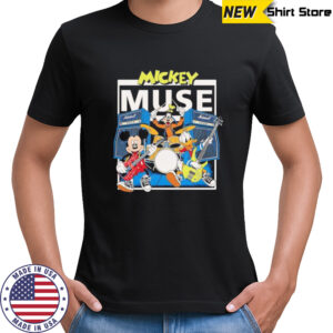 Mickey Muse band funny cartoon shirt