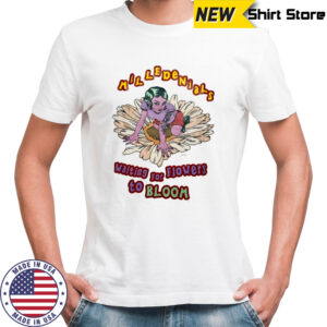 Milledenials waiting for flowers to bloom shirt