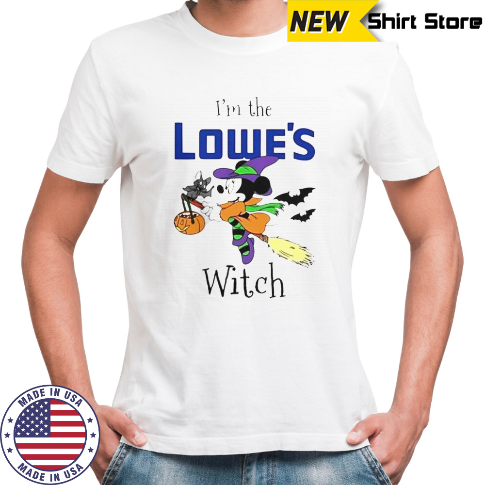 Minnie Mouse I’m Lowe’s Witch Trick Or Treat Halloween T-Shirt