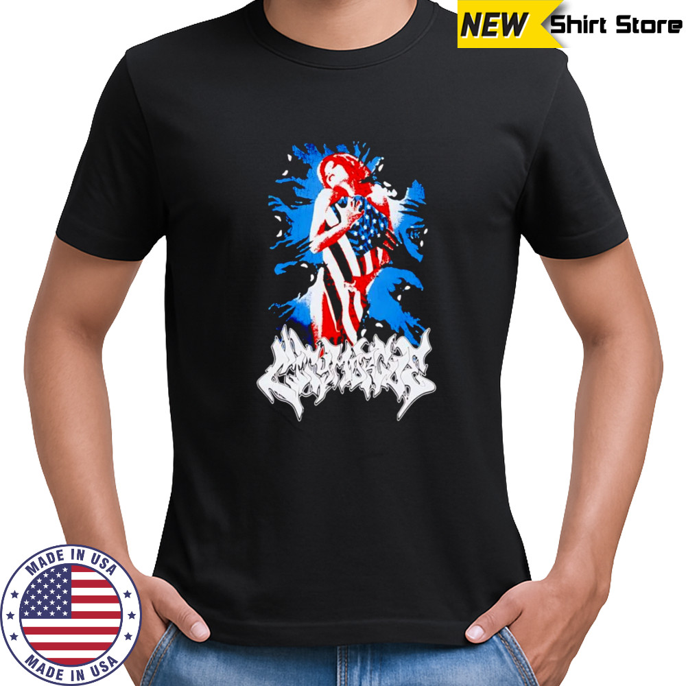 My Bloody America flag shirt