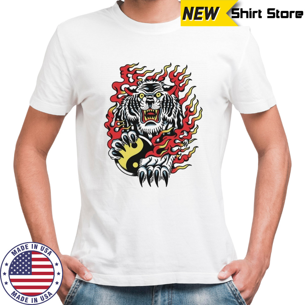 Nick Adam Tattoo Tiger T-shirt