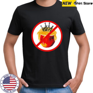 No kings day protest anti Trump apple caricature shirt