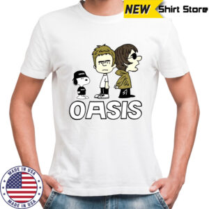 Oasis Band Snoopy Funny Cartoon Live Reunion 25 shirt