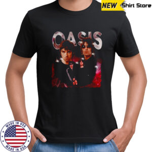 Oasis band storm graphic shirt