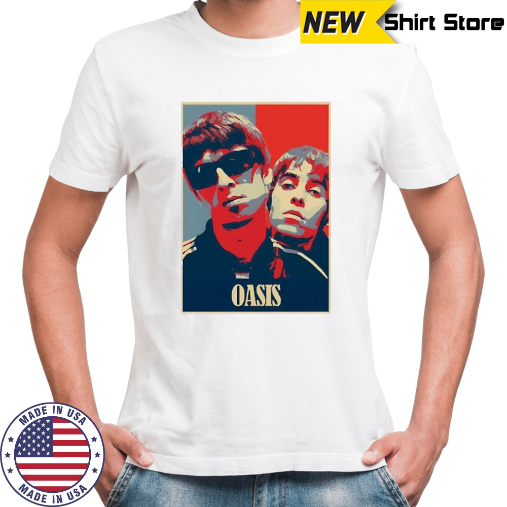 Oasis Noel and Liam Boxed vintage shirt