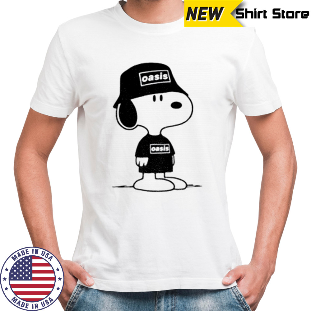 Oasis Snoopy Inspired Britpop music lover shirt