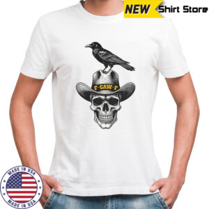 Official F-Caw-F Funny Raven skull gothic shirt
