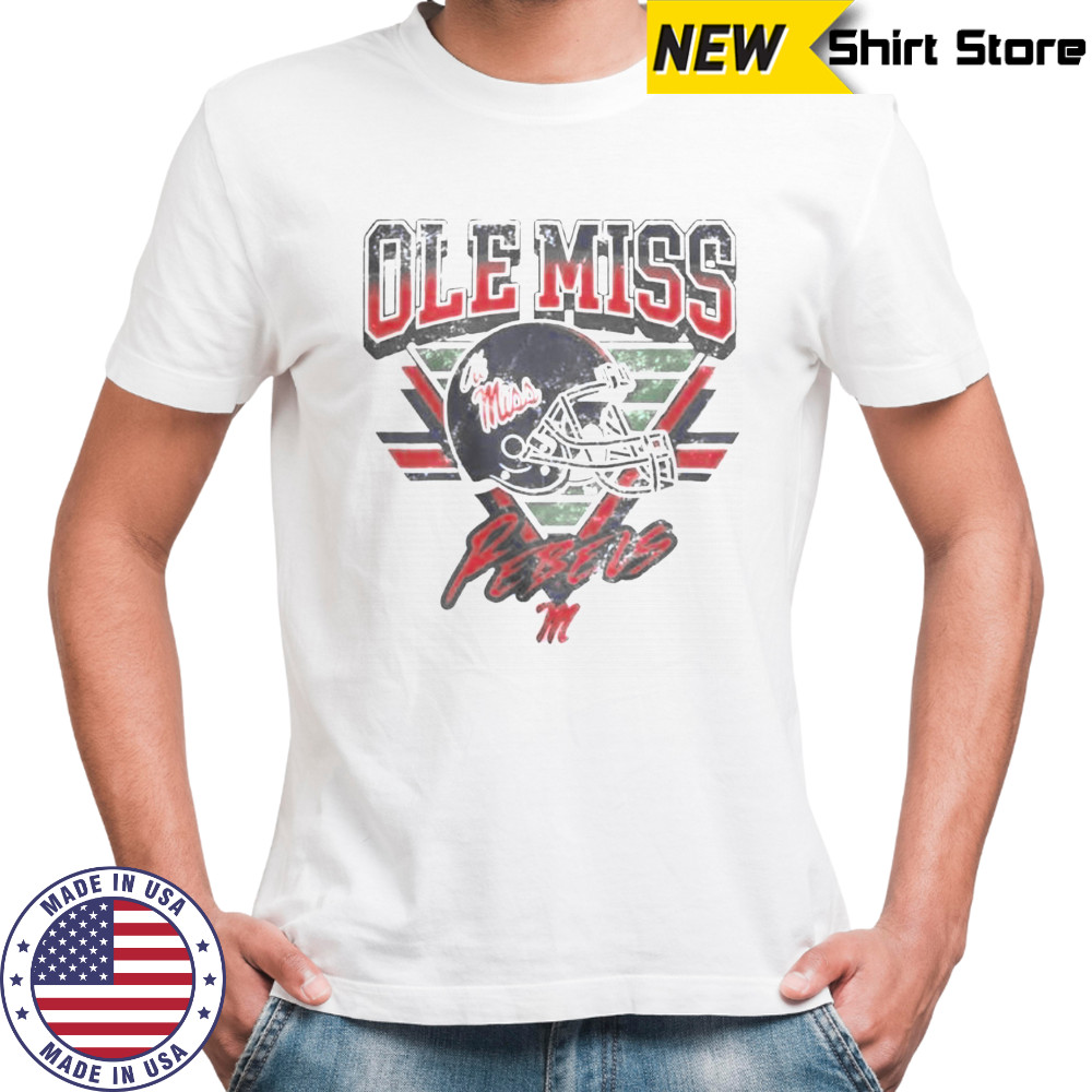 Official Ole Miss Rebels Triangle Vintage T-Shirt