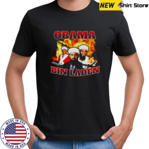 Osama Obama Bin Laden plane rocket graphic shirt